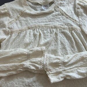 ✨ Zara Girls Textured Blouse Top - Size 10 ✨